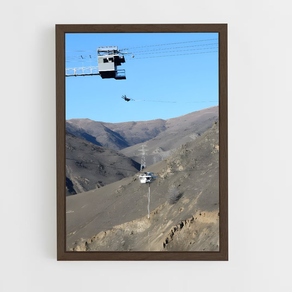 Poster Vertige Néozélandais – affiche Saut à l’élastique (vue 5)